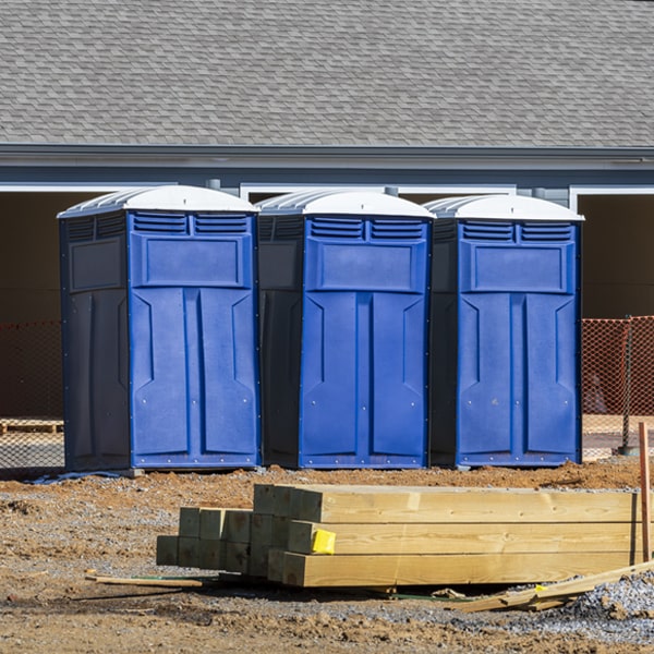 how do you ensure the portable toilets are secure and safe from vandalism during an event in Burnips Michigan